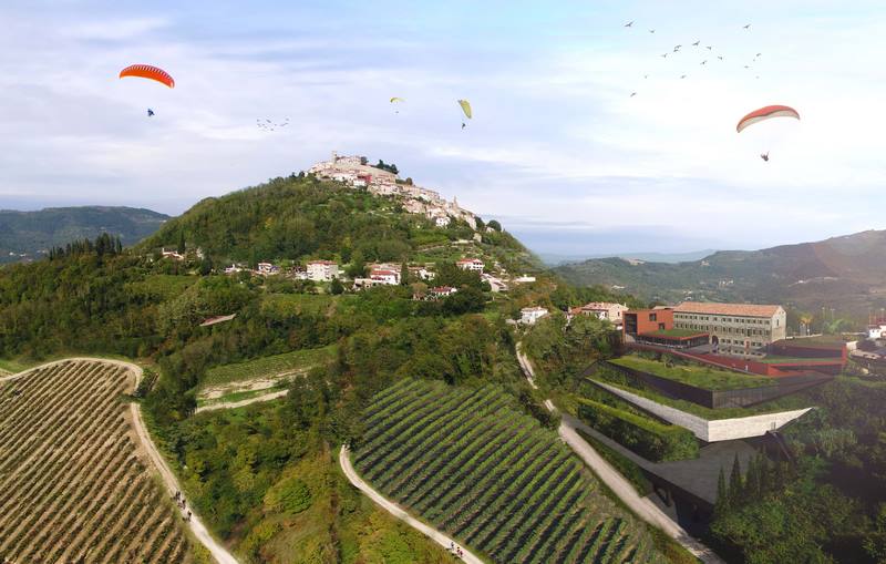 Roxanich Heritage Wine Hotel i vinski podrum s radom bi trebali početi do početka ljetne turističke sezone sljedeće, 2018. godine.