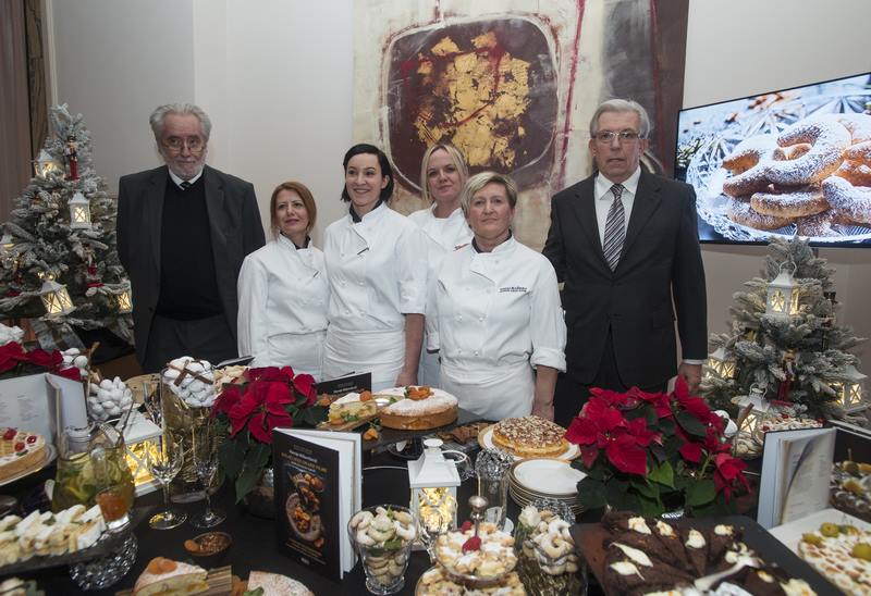 Maroje Mihovilović, slastičari Esplanade, Ana Grgić, Željko Žutelija - Photo Arhiva Esplanade