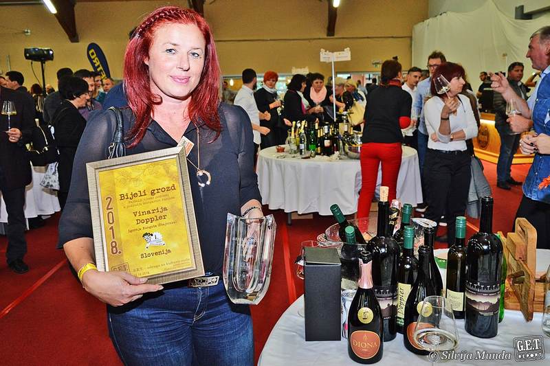 VinDel, salon vina i gastronomije - Bijeli grozd 2018 Slovenija / Mihaela Kopše, Vinska hiša Doppler