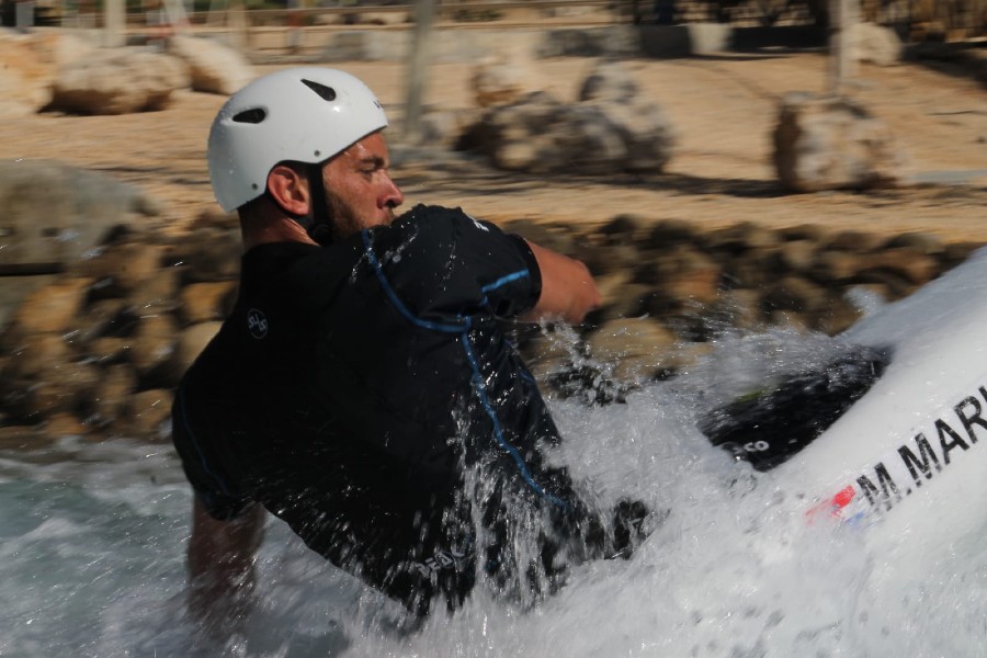 Matija Marinić na treningu u parku Wadi Adventure 