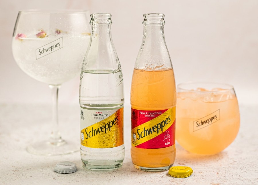 Schweppes Slimline i Pink Grapefruit