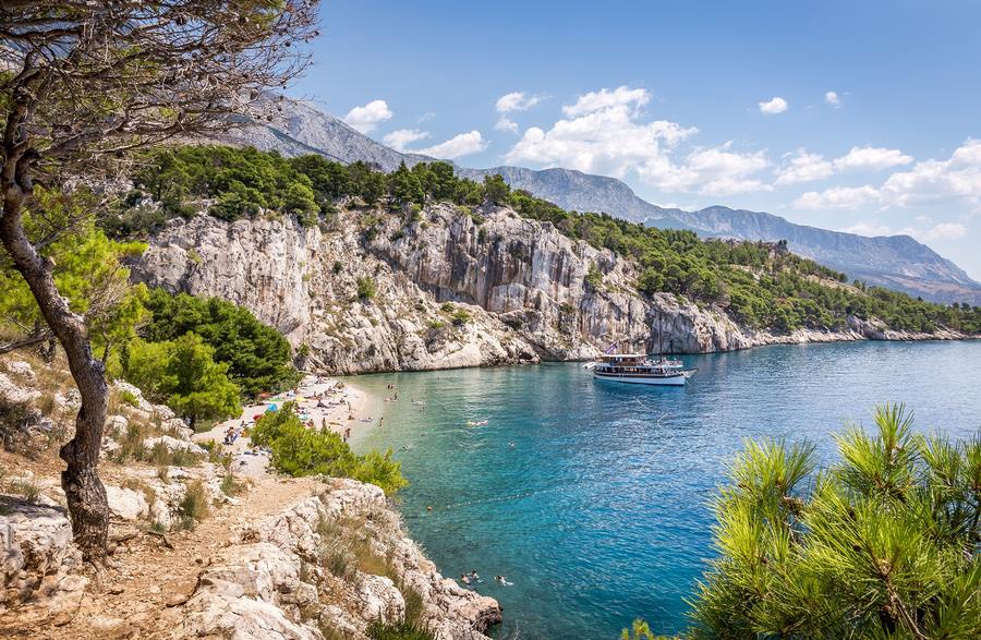 Nugal beach near Makarska village