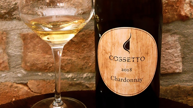 Recenzija: Chardonnay Sur lie 2018., Cossetto