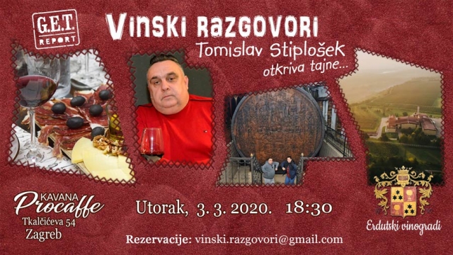 Najava: Vinski razgovori uz Erdutske vinograde