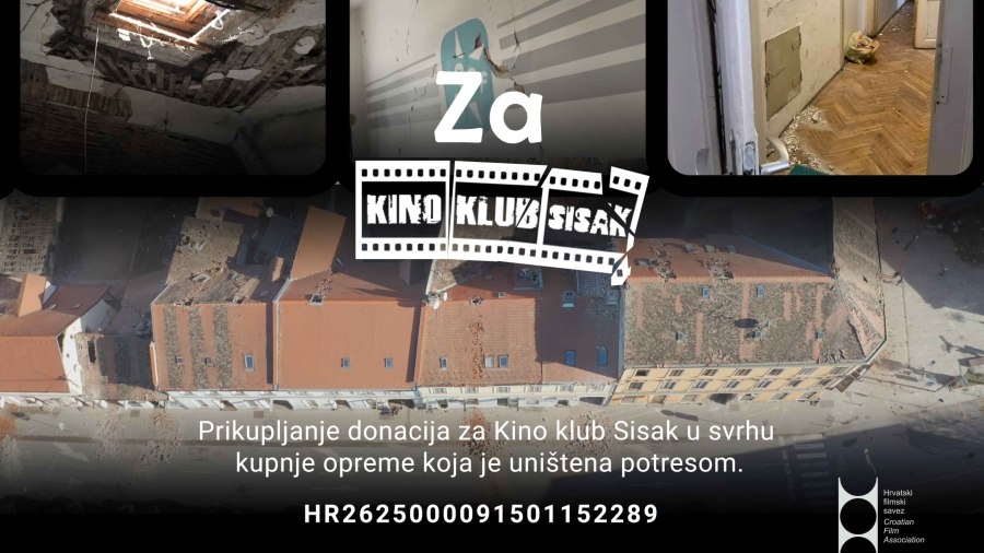 Kino klub Sisak zahvaljuje na donacijama pristiglim iz cijele Hrvatske