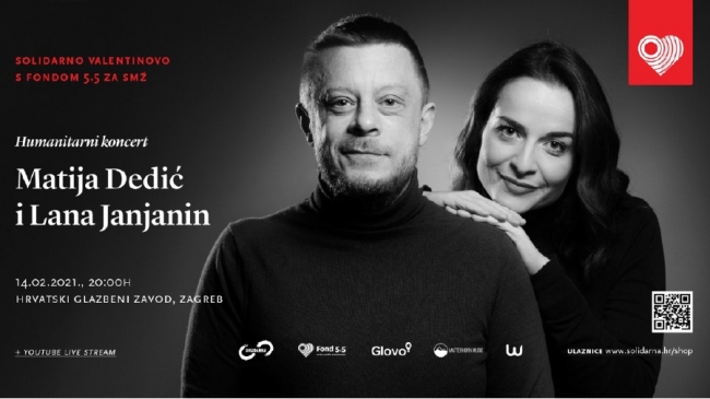 Humanitarni koncert za pomoć Sisačko-moslavačkoj županiji: Matija Dedić i Lana Janjanin