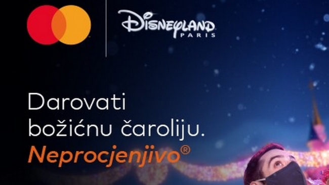 Posjetite priceless.com, prijavite se na nagradnu igru i osvojite magično putovanje u Disneyland® Paris