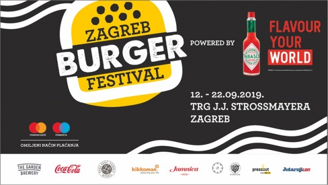 Novo izdanje popularnog street food događanja Zagreb Burger Festival powered by TABASCO®