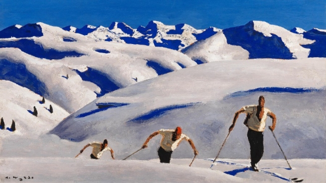 „Uspon skijaša” austrijskog umjetnika i arhitekta Alfonsa Waldea 