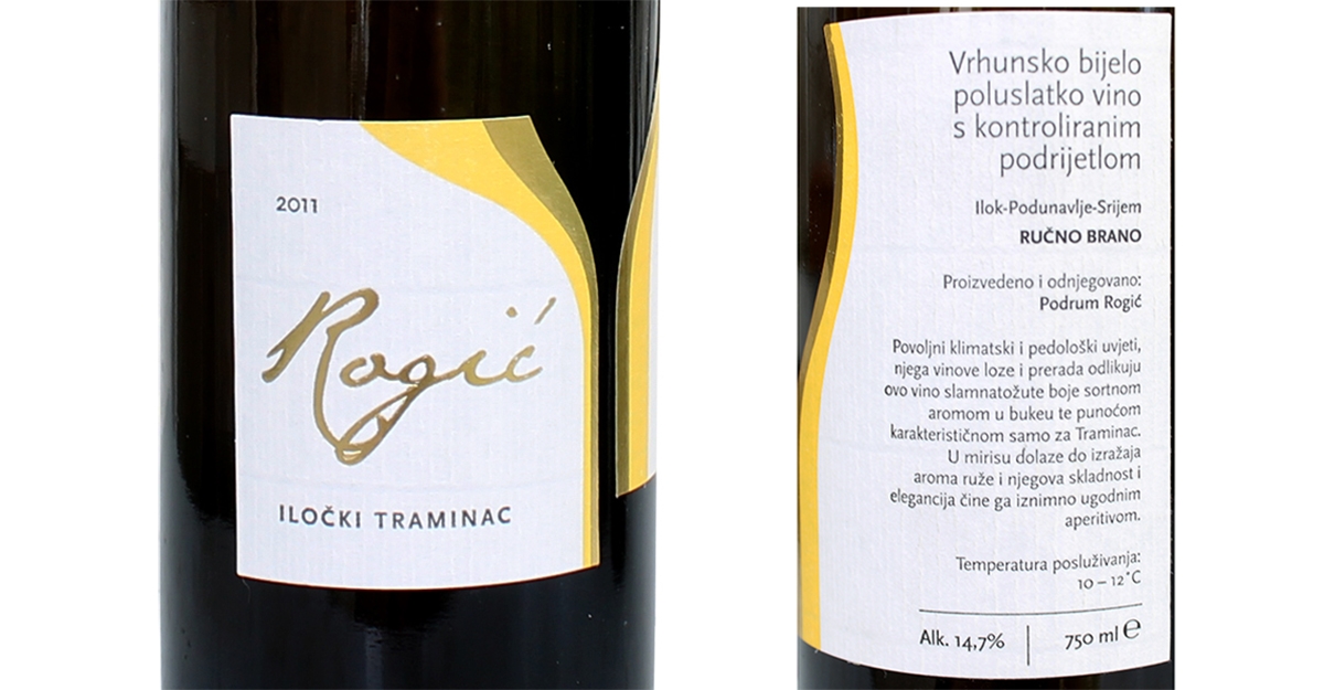 Rogić, traminac 2011