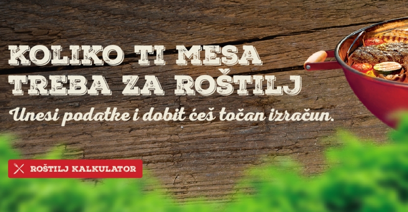 Izračunajte koliko vam mesa treba za roštilj