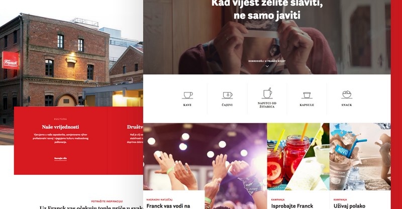 Web  stranica za ljubitelje toplih napitaka