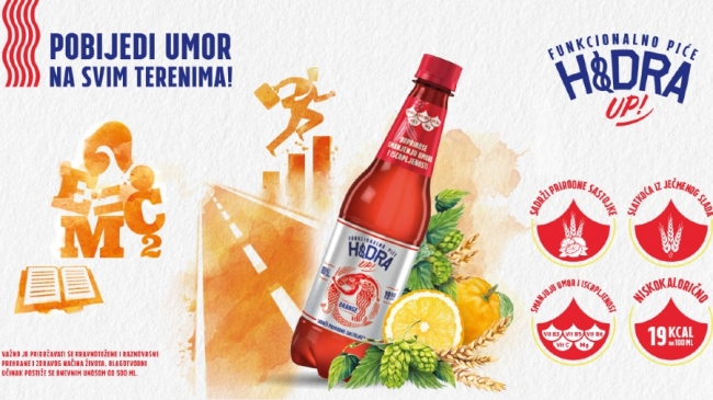 Zagrebačka pivovara lansirala novo funkcionalno piće Hidru UP
