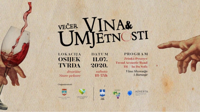 Ljetno izdanje večeri vina &amp; umjetnosti