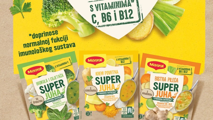 MAGGI lansirrao nove, hranjive juhe obogaćene vitaminima