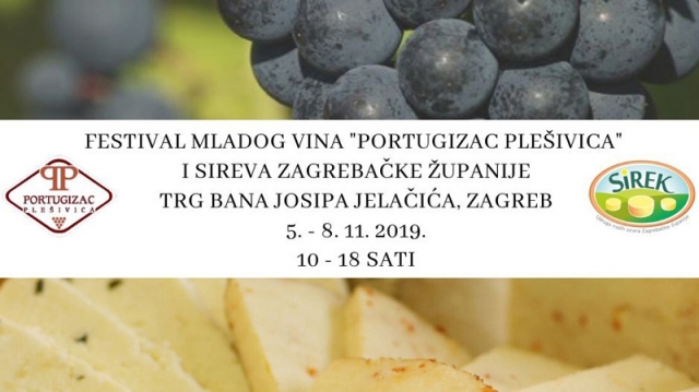 Festival mladog vina Portugizac Plešivica i sireva Zagrebačke županije