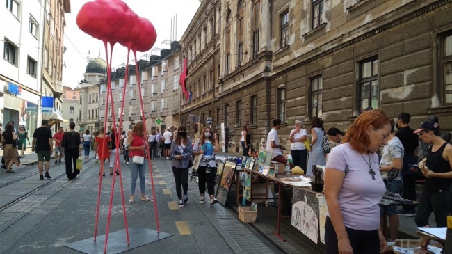 Širom zatvorena Ilica puna kreativnog sadržaja