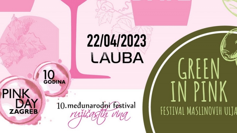 JUBILARNI 10. PINK DAY festival: u ružičastim vinima moći ćete uživati 22. travnja u Laubi: kući za ljude i umjetnost (i vino) 